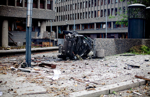 Pokolgép robbant Oslóban Terror hits Norwegian capital