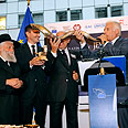 European Parliament chief blows shofar