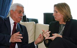 In Jordan, Livni urges Abbas to resume peace talks