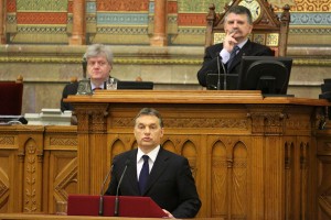 Orbán Viktor napirend előtti felszólalásában