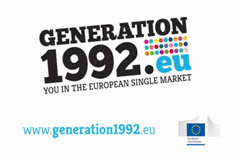 „Az 1992-es generáció” – pályázat az egységes piac létrejöttének 20. évfordulója alkalmából