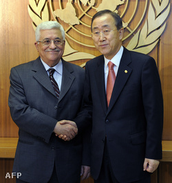 A palesztinok készek megelégedni a nem teljes jogú ENSZ-tagsággal