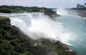 A Niagara vízesés az amerikai oldalról