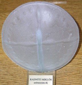 Radnóti Miklós Antirasszista-díj 2013