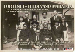 Emlékezésre hívunk, május 13-án, a Centrál Színházba.