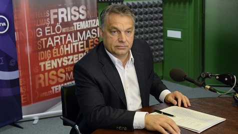 Orbán Viktor:Az mégsem járható út, hogy Európa magára vegye...