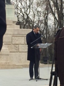 Lázár János Miniszterelnökséget vezető miniszter avatta fel a megújult a Kossuth-mauzóleumot