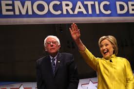 Bernie Sandersre,  Hillary Clinton