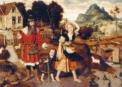 Jan Mostaert: Abraham casting out Hagar and Ishmael