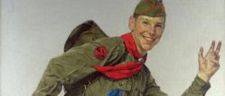 Boy Scout, from Painting by Norman Rockwell