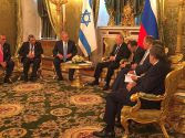 PM Benjamin Netanyahu, Russian President Vladimir Putin meet at the Kremlin.