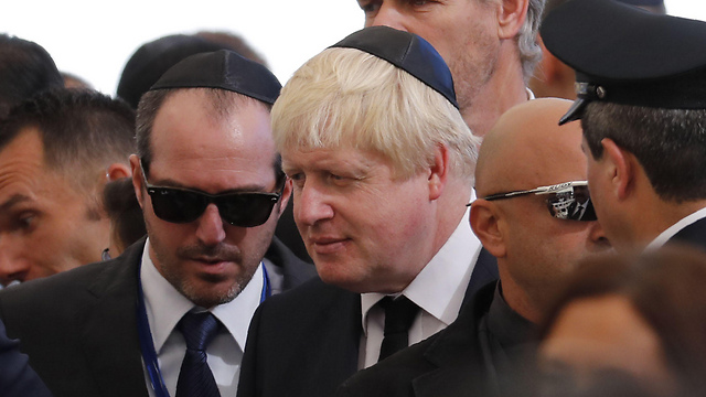 שר החוץ הבריטי בוריס ג'ונסון (צילום: AP)