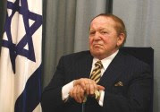 US billionaire businessman Sheldon Adelson.
