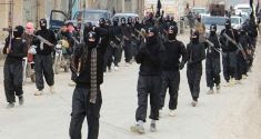 Da'esh (ISIS) fighters seizing control of Deir El-Zour in Syria in January 2016.