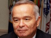 Uzbekistan President Islam Karimov, 2002.
