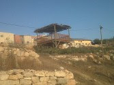 Observation deck and homes in Netiv Haavot. / Photo credit: EtzionTour.org