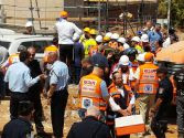 Building collapse in Tel Aviv