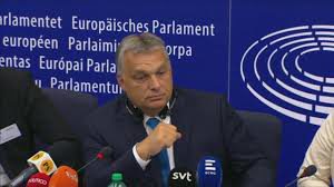 Orbán Viktor miniszterelnök, a Fidesz elnöke Brüsszelben az...